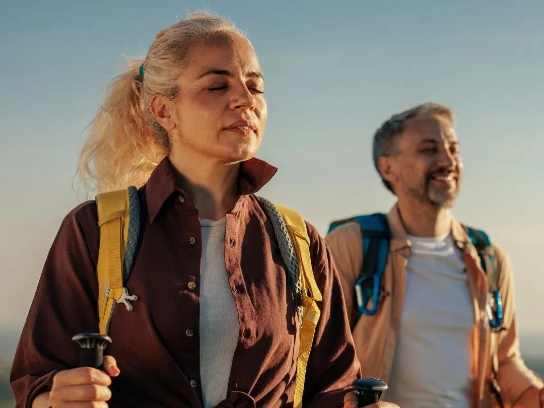 Wandergruppe in der Rh&ouml;n