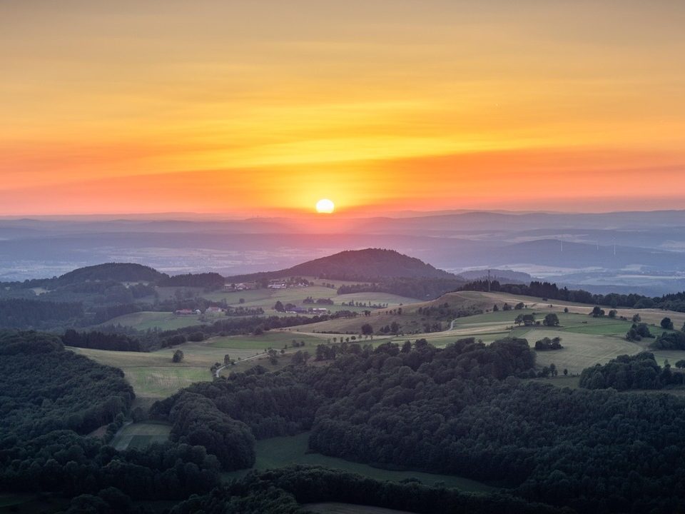 Geführte Wanderung durch den Wald in der Rhön