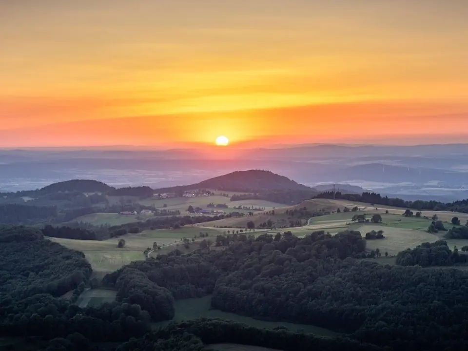 Weiter Horizont über der Rhön